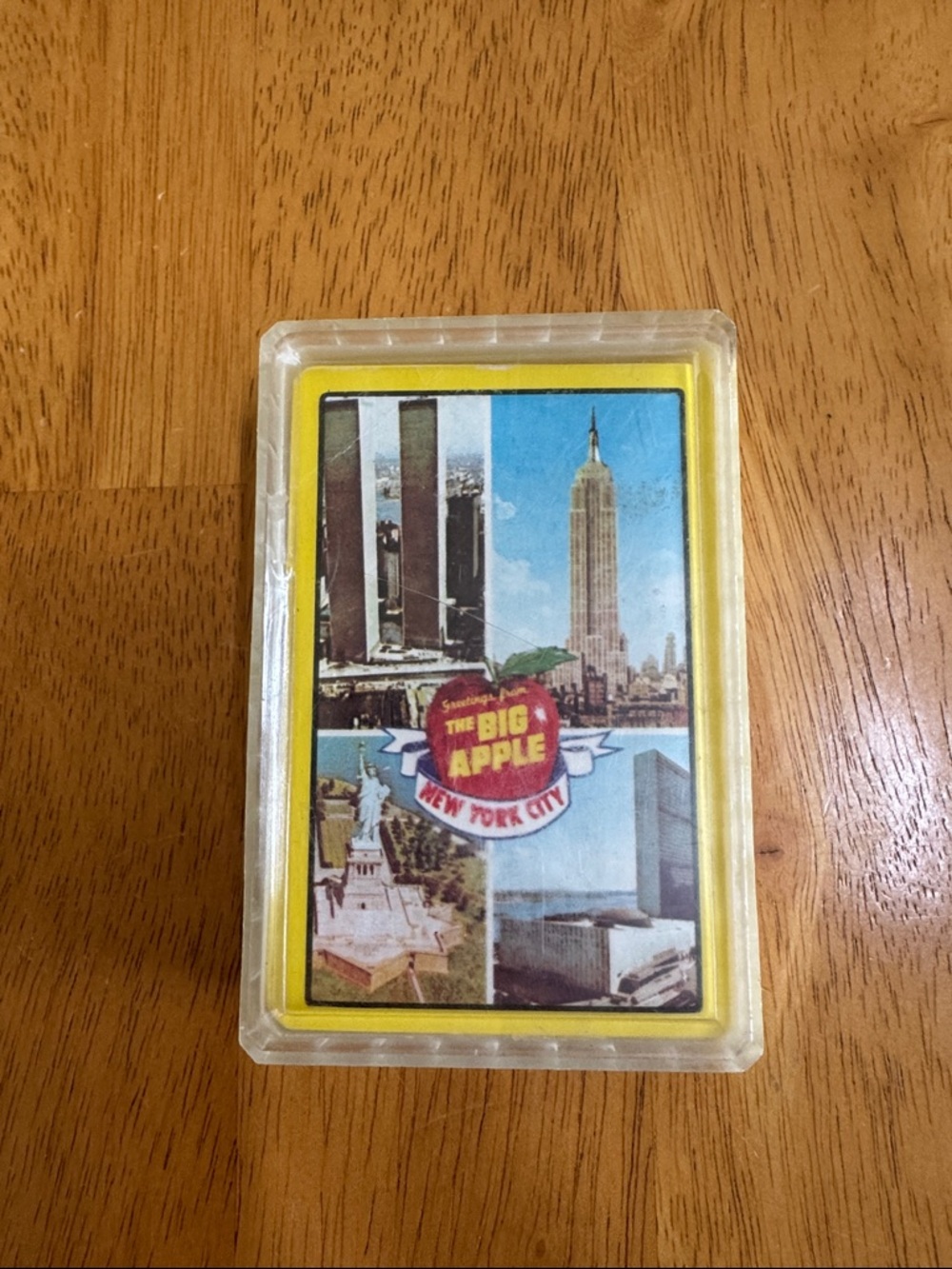 Vintage NYC New York City Souvenir Playing Cards The Big Apple Full Deck in Case